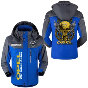 Opel Exclusive Logo Windproof Waterproof Jacket Detachable Hood Velvet-Lined Warm Durable, Custom Name TN150225Y11WJVCT1OPE
