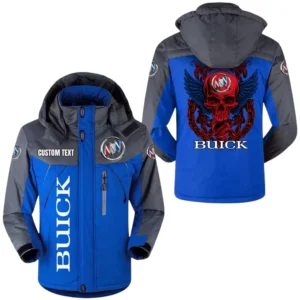 Buick Windbreaker Exclusive Logo Windproof Waterproof Jacket Detachable Hood Velvet-Lined Warm Durable, Custom Name TN180225Y11WJVCT1BUI