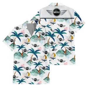Mini Exclusive Logo Hawaiian Shirt Tropical Landscape Pattern All-over Print For Men Women Kids, Custom Name HIDI200225Y7HWLS2MIN