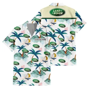 Land Rover Exclusive Logo Hawaiian Shirt Tropical Landscape Pattern All-over Print For Men Women Kids, Custom Name HIDI200225Y7HWLS2RAR