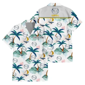 Opel Exclusive Logo Hawaiian Shirt Tropical Landscape Pattern All-over Print For Men Women Kids, Custom Name HIDI210225Y7HWLS2OPE