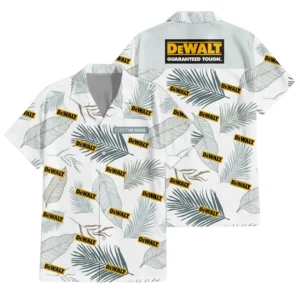 Dewalt Exclusive Logo Hawaiian Shirt Tropical Leaves Seamless Pattern All-over Print For Men Women Kids, Custom Name HIHI170125Y7HWLS1DEW