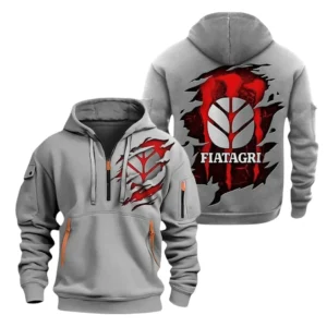 Fiatagri Half Zip Hoodie, Sport Hooded Multi-Pocket HG110325Y25QZ2HCT1FIA