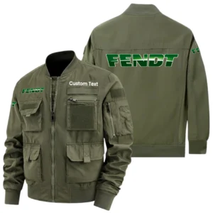 Fendt Exclusive Logo Jacket x Baseball Collar Style Multiple Pockets Men’s Hiking Outdoor Jacket Custom Name HIHI190325Y40JCXFEN