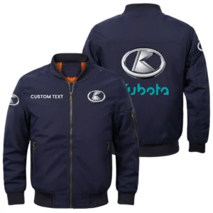 Kubota Exclusive Logo Men Bomber Jacket Windproof Coat Multi Pockets, Custom Name HIDI280325Y51BJ2KTC