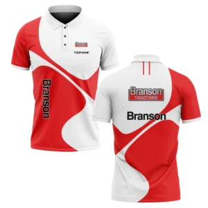 Branson Tractors Polo Shirt All Over Print Gift For Tractors Fans, Custom Name TN030425Y3PLCT1BRA
