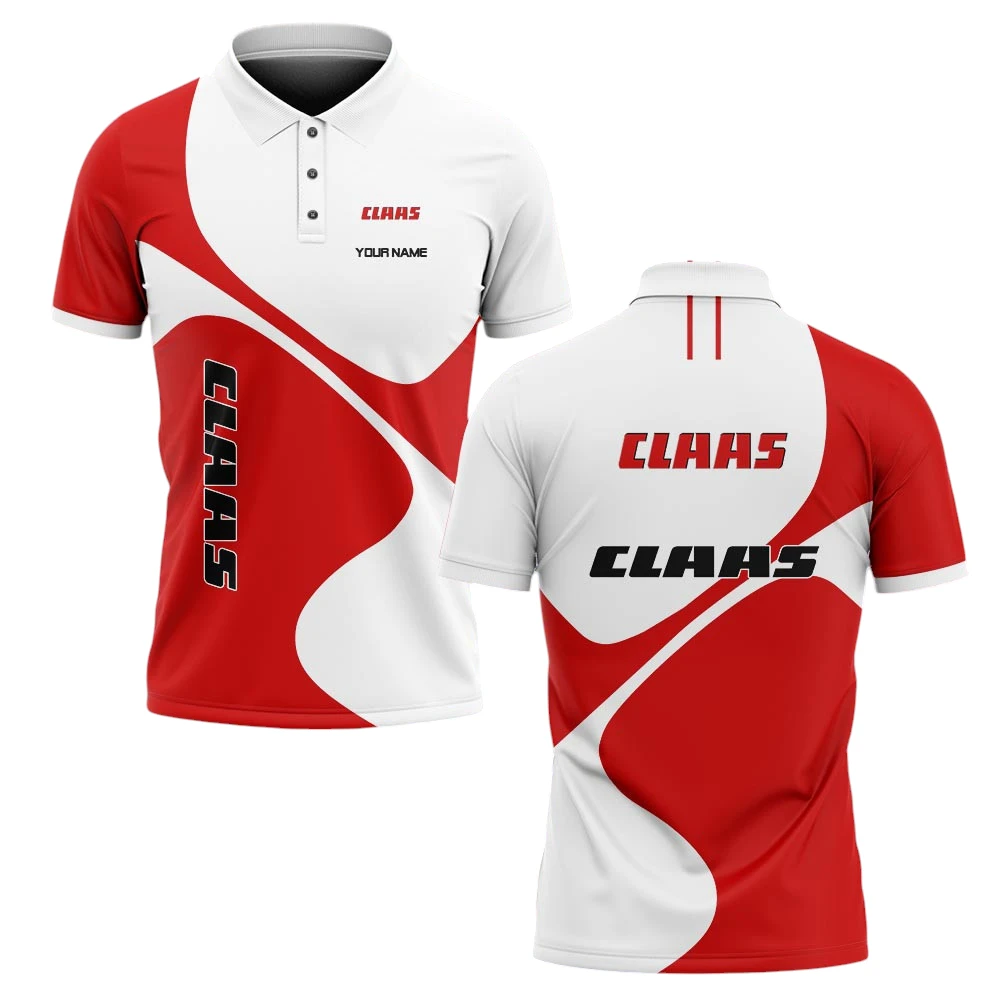 Claas Polo Shirt All Over Print Gift For Tractors Fans, Custom Name TN030425Y3PLCT1CLA Claas Polo Shirt All Over Print Gift For Tractors Fans, Custom Name TN030425Y3PLCT1CLA