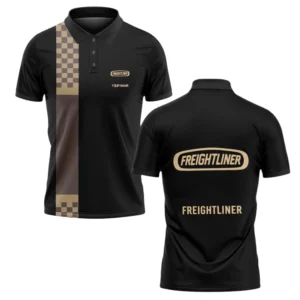 Freightliner Polo Shirt All Over Print Gift For Trucks Fans, Custom Name TN070425Y3CT1FRE