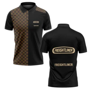 Freightliner Polo Shirt All Over Print Gift For Trucks Fans, Custom Name TN070425Y3CT3FRE