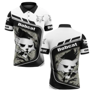 Bobcat Polo Shirt All Over Print Gift For Tractors Fans, Custom Name TN070425Y3PLCT6BOC