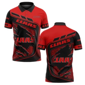 Claas Polo Shirt All Over Print Gift For Tractors Fans, Custom Name TN070425Y3PLCT6CLA