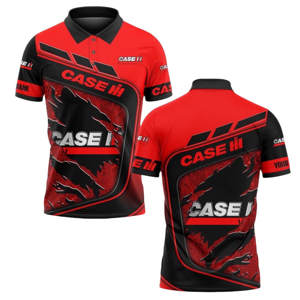 Case IH Polo Shirt All Over Print Gift For Tractors Fans, Custom Name TN070425Y3PLCT6CIH Case IH Polo Shirt All Over Print Gift For Tractors Fans, Custom Name TN070425Y3PLCT6CIH