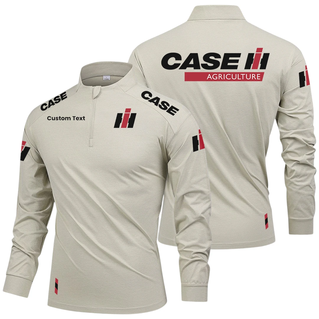 Case IH Limited 2025 Long Sleeve Shirt, Stand Collar Quarter Zip-up Custom Name HIDI050425Y49LMT05CIH Case IH Limited 2025 Long Sleeve Shirt, Stand Collar Quarter Zip-up Custom Name HIDI050425Y49LMT05CIH