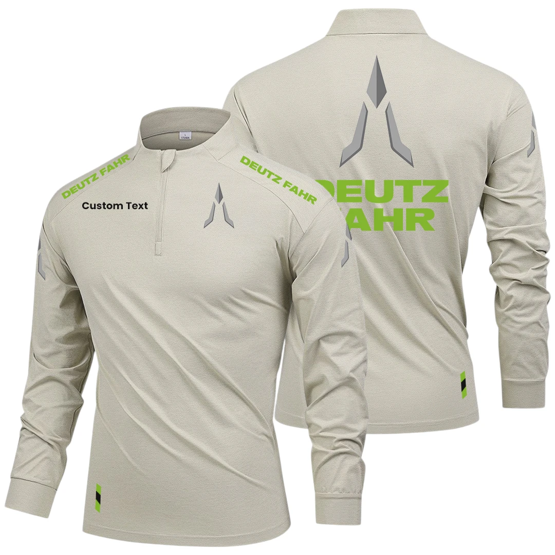 Deutz Fahr Limited 2025 Long Sleeve Shirt, Stand Collar Quarter Zip-up Custom Name HIDI050425Y49LMT05DEF Deutz Fahr Limited 2025 Long Sleeve Shirt, Stand Collar Quarter Zip-up Custom Name HIDI050425Y49LMT05DEF