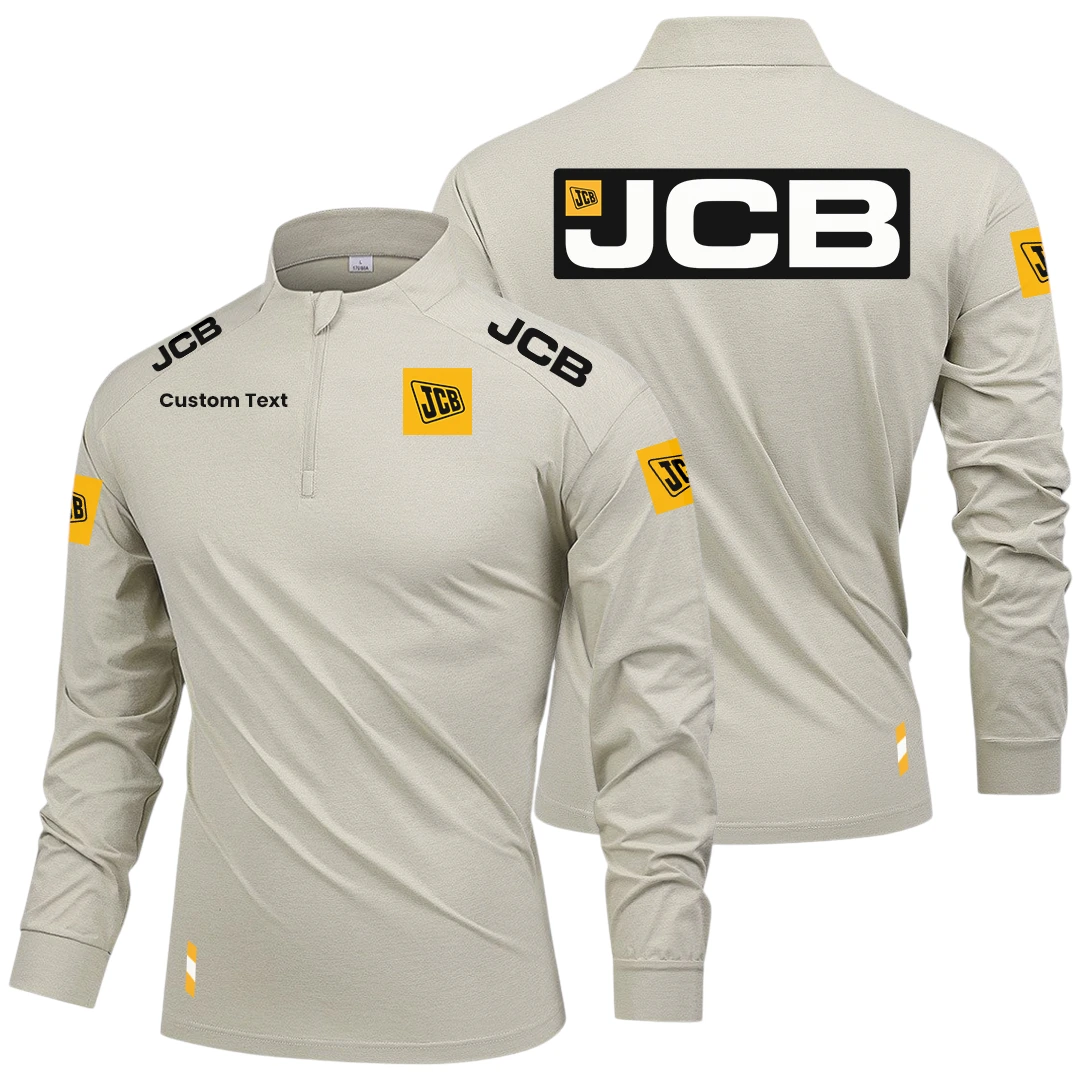JCB Limited 2025 Long Sleeve Shirt, Stand Collar Quarter Zip-up Custom Name HIDI050425Y49LMT05JCB JCB Limited 2025 Long Sleeve Shirt, Stand Collar Quarter Zip-up Custom Name HIDI050425Y49LMT05JCB