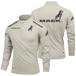 Mack Trucks Limited 2025 Long Sleeve Shirt, Stand Collar Quarter Zip-up Custom Name HIDI090425Y49LMT05CKT