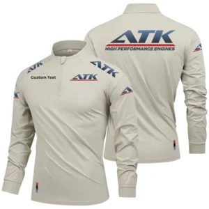ATK MARINE Limited 2025 Long Sleeve Shirt, Stand Collar Quarter Zip-up Custom Name HIDI100425Y49LMT05ATK