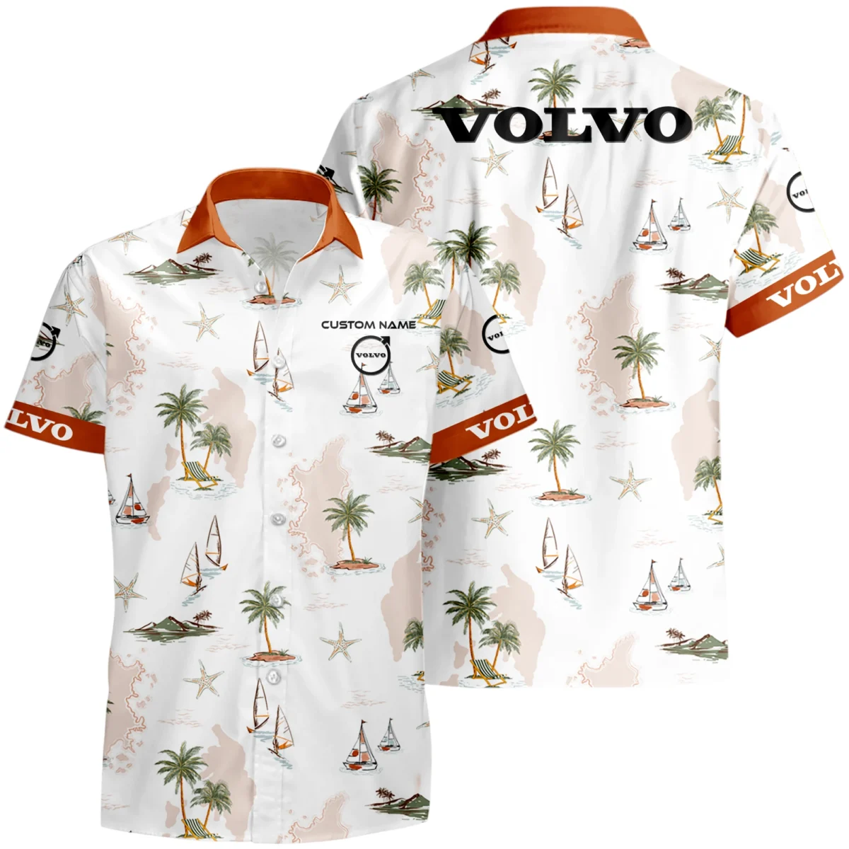 Volvo Trucks Hawaiian Shirt x T-Shirt Full Set Limited 2025 All Over Print, Custom Name HIDI280425Y7HWLS3VVT
