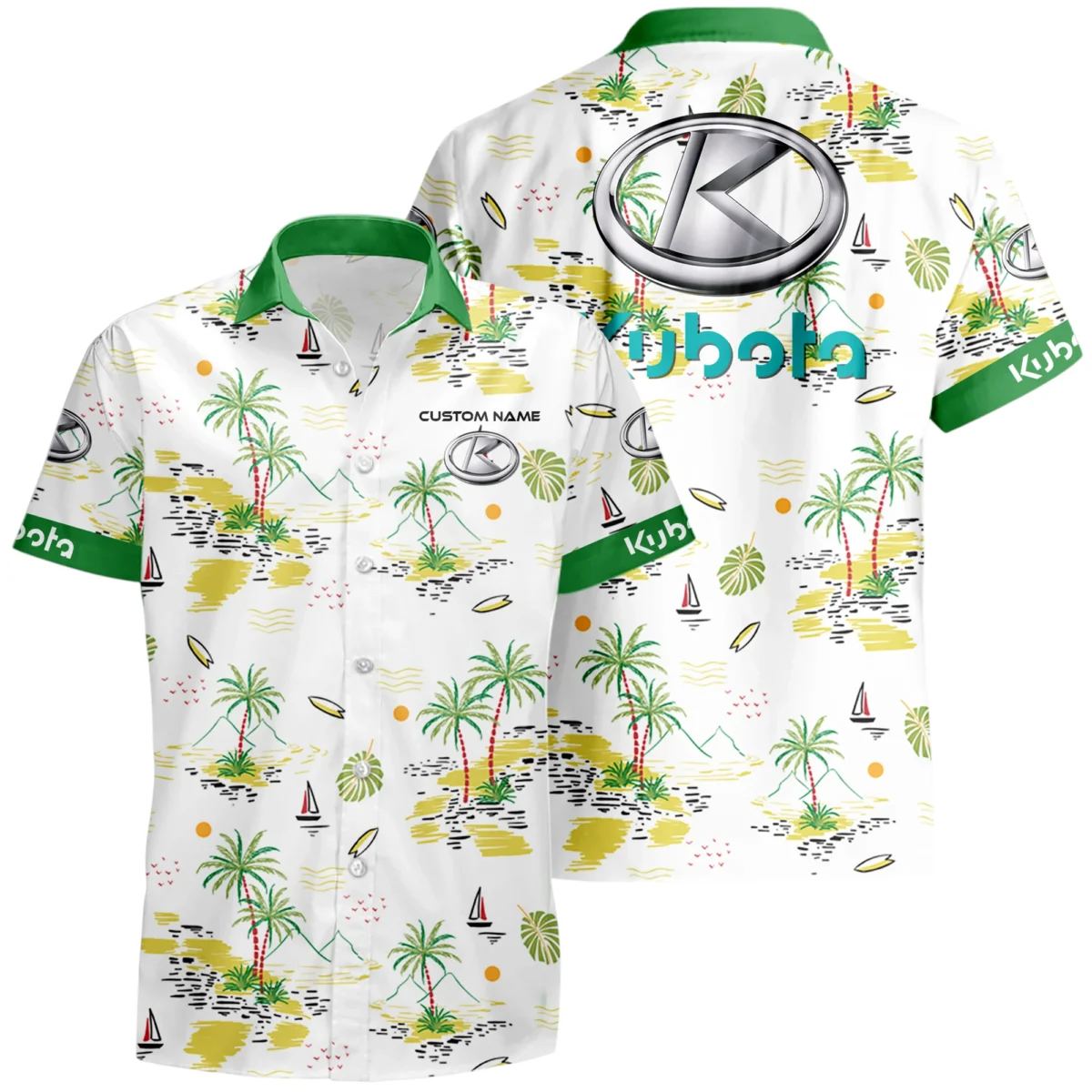 Kubota Hawaiian Shirt x T-Shirt Full Set Limited 2025 All Over Print, Custom Name HIDI160425Y7HWLS8KUB