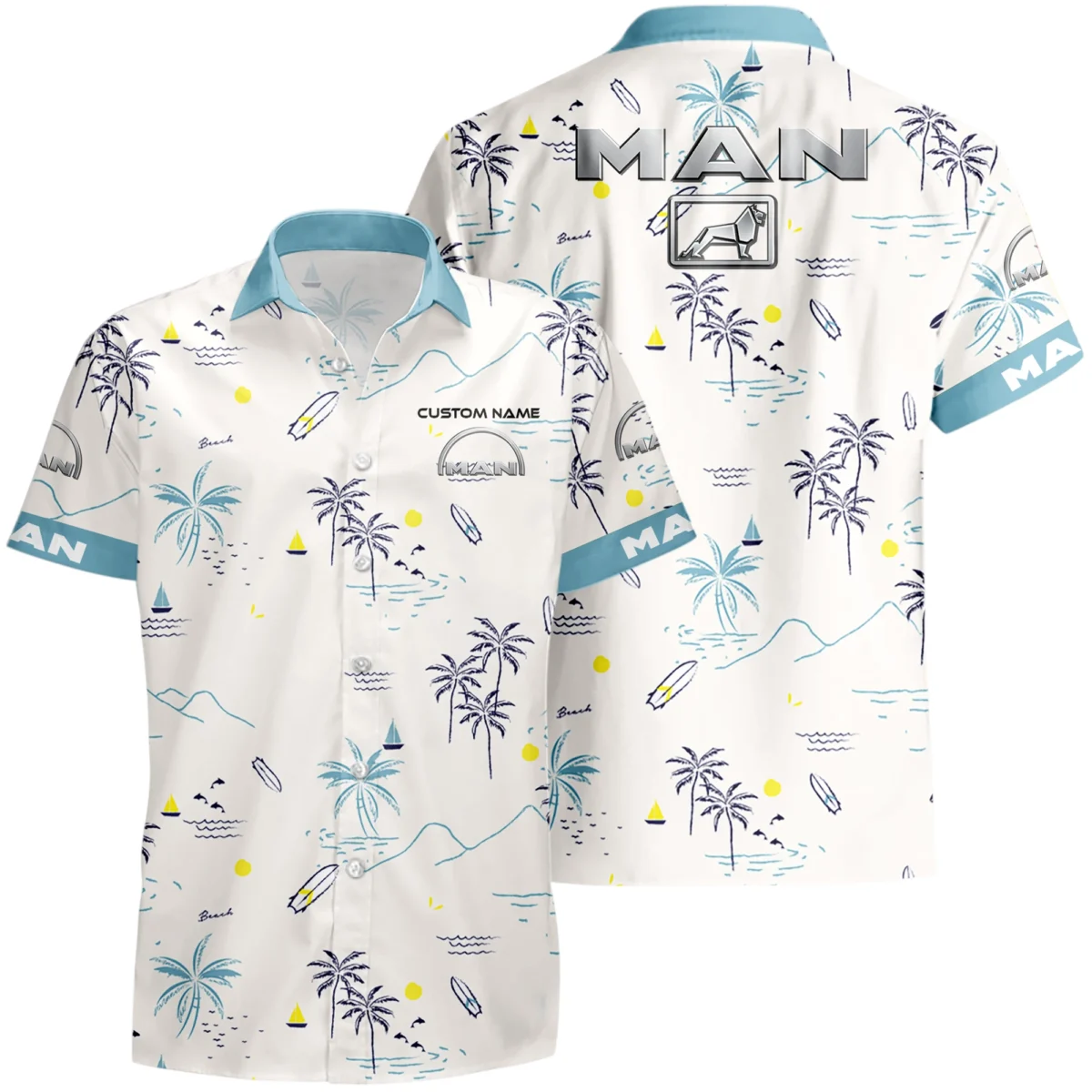 MAN Truck & Bus Hawaiian Shirt x T-Shirt Full Set Limited 2025 All Over Print, Custom Name HIDI250425Y7HWLS9MAN