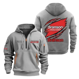 Branson Half Zip Hoodie Sport Hooded Multi-Pocket Custom Name TN280525Y25QZ2HCT1BRA