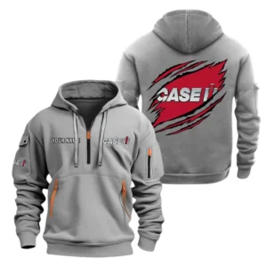 Case IH Half Zip Hoodie Sport Hooded Multi-Pocket Custom Name TN280525Y25QZ2HCT1CIH