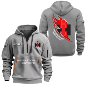 International Harvester Half Zip Hoodie Sport Hooded Multi-Pocket Custom Name TN280525Y25QZ2HCT1INT