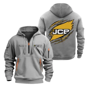 JCB Half Zip Hoodie Sport Hooded Multi-Pocket Custom Name TN280525Y25QZ2HCT1JCB