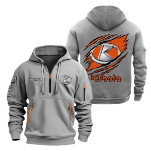 Kubota Half Zip Hoodie Sport Hooded Multi-Pocket Custom Name TN280525Y25QZ2HCT1KUB