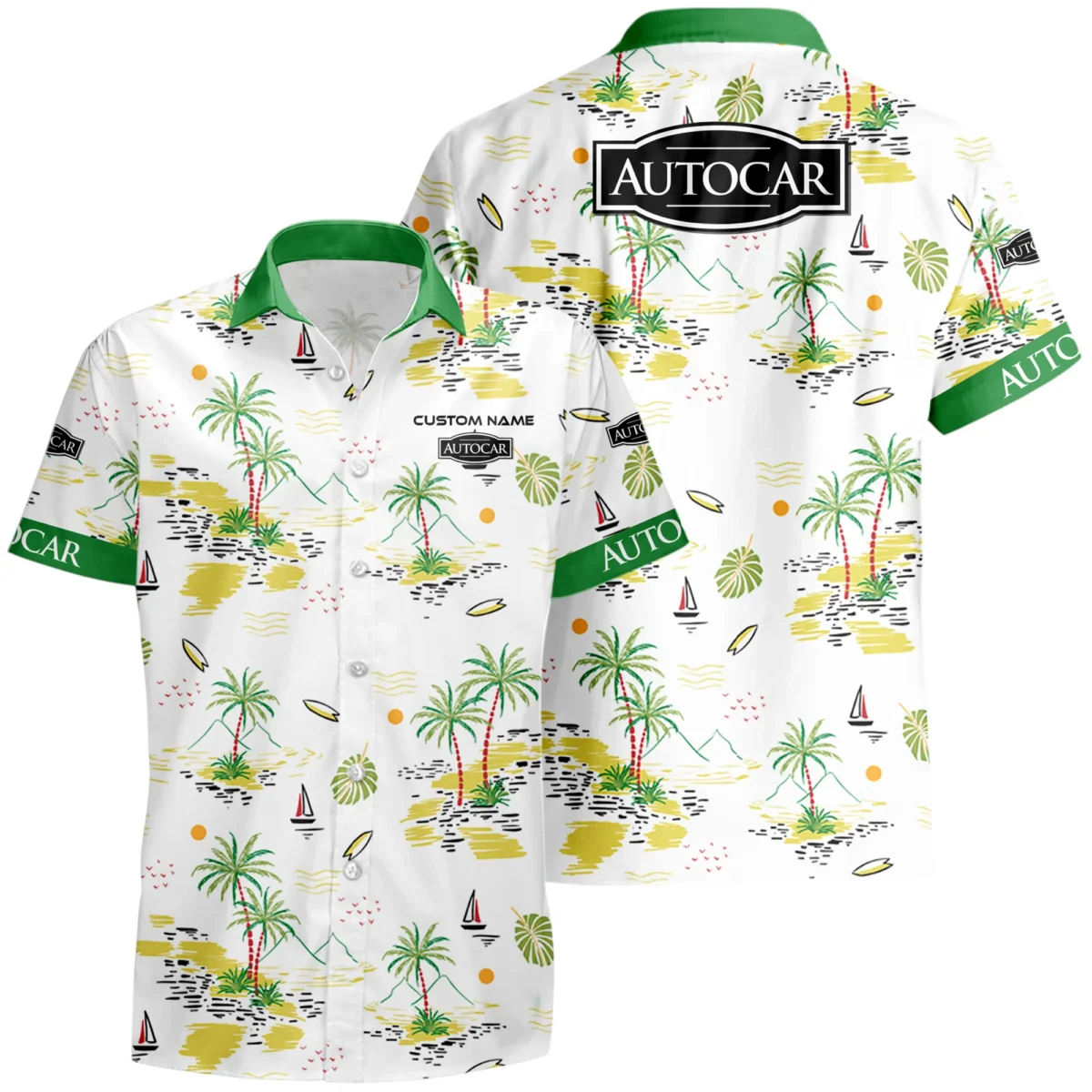 Autocar Truck Hawaiian Shirt x T-Shirt Full Set Limited 2025 All Over Print, Custom Name HIDI030525Y7HWLS8ACT