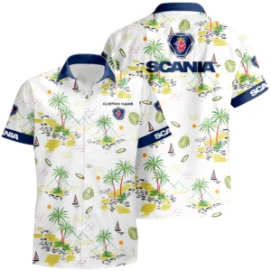 Scania Hawaiian Shirt x T-Shirt Full Set Limited 2025 All Over Print, Custom Name HIDI050525Y7HWLS8SCA