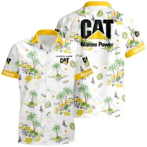 Caterpillar Marine Hawaiian Shirt x T-Shirt Full Set Limited 2025 All Over Print, Custom Name HIDI070525Y7HWLS8CAM