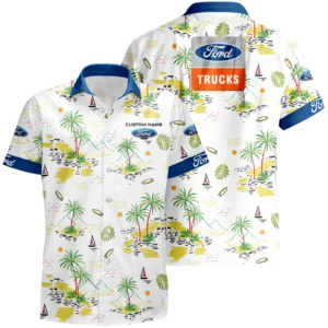 Ford Trucks Hawaiian Shirt x T-Shirt Full Set Limited 2025 All Over Print, Custom Name HIDI290425Y7HWLS8FOT