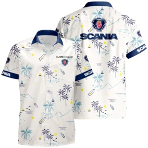 Scania Hawaiian Shirt x T-Shirt Full Set Limited 2025 All Over Print, Custom Name HIDI050525Y7HWLS9SCA