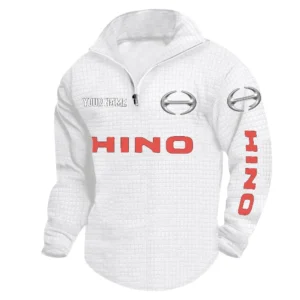 Hino Quarter Zip Sweatshirt, Stand Collar Custom Name TN090625Y58HCS2DCT1HIN
