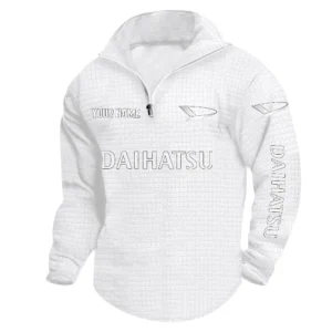Daihatsu Quarter Zip Sweatshirt, Stand Collar Custom Name TN090625Y58HCS2DCT1TSU